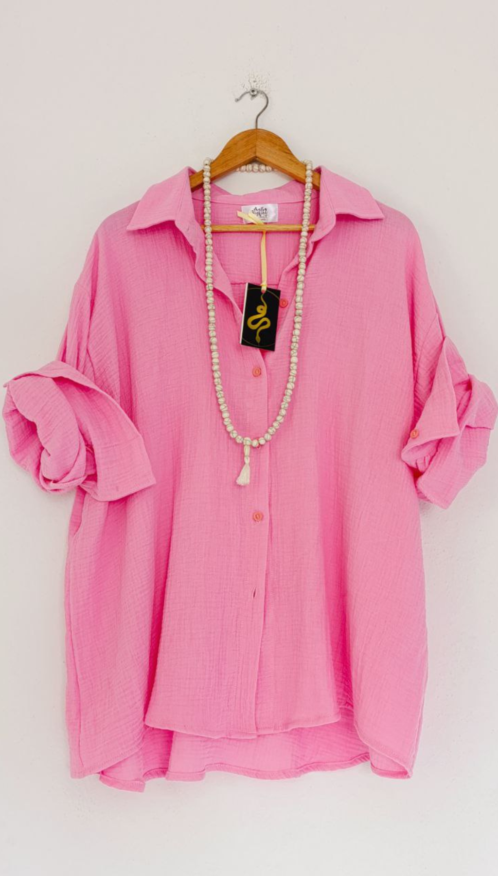 Camisa Oversize Larga