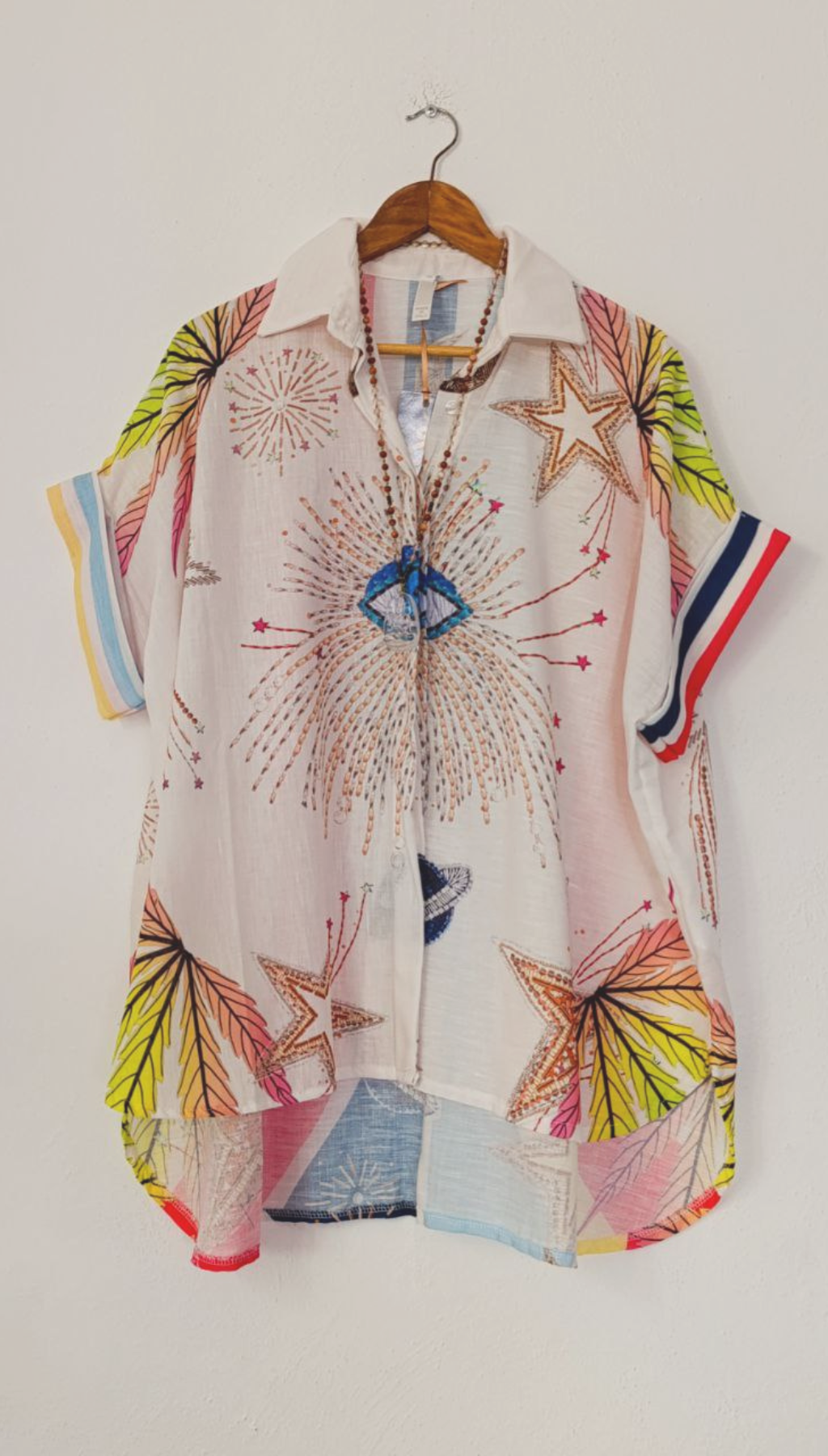 Blusa Oversize Ojo