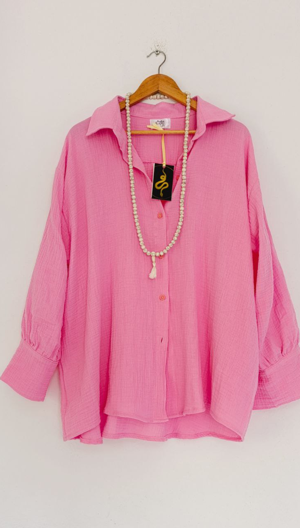 Camisa Oversize Larga