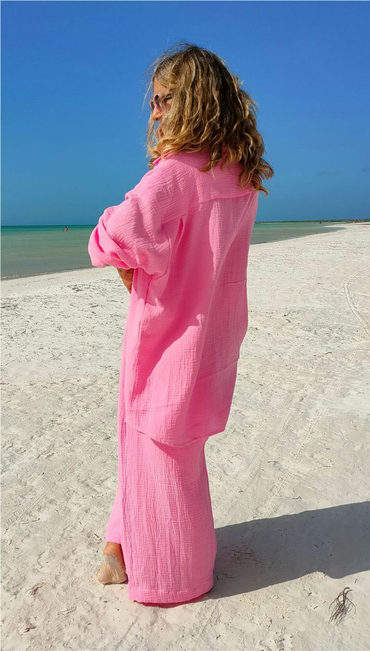Camisa Oversize Larga