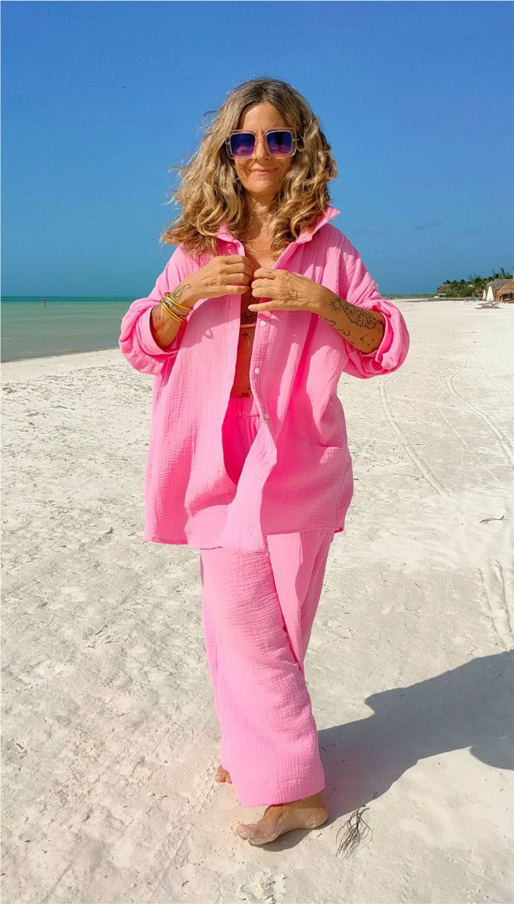 Camisa Oversize Larga