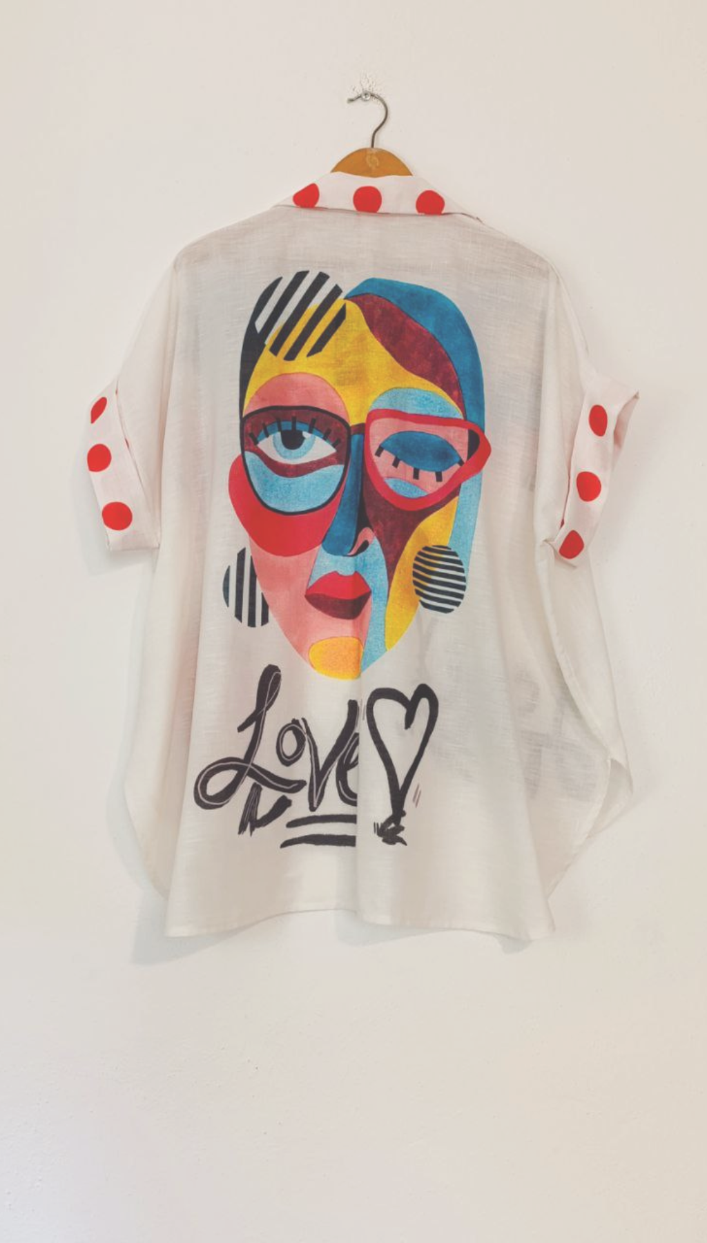 Blusa Oversize Love Face