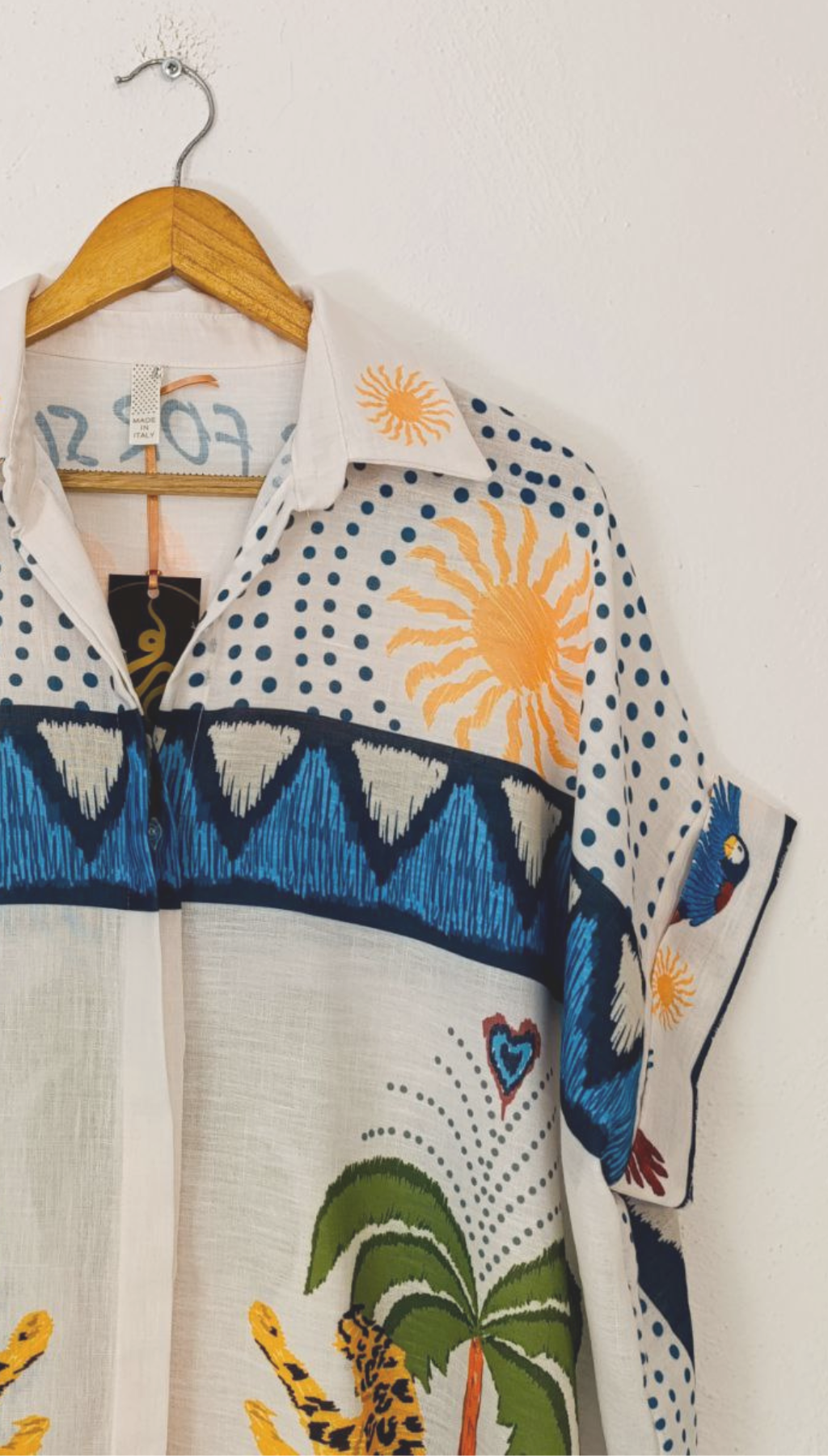Blusa Over Palmera
