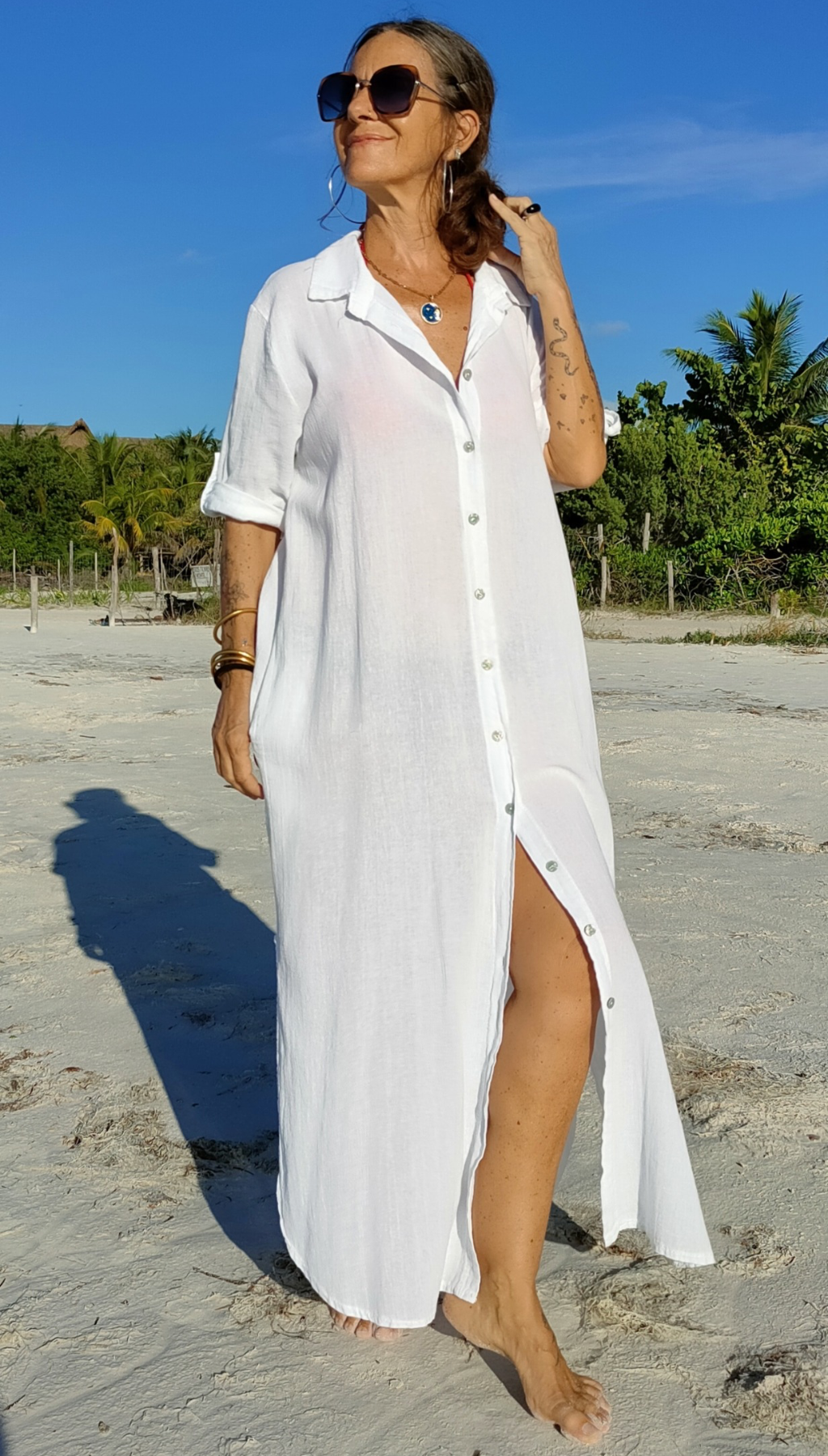 Long Cotton Shirt