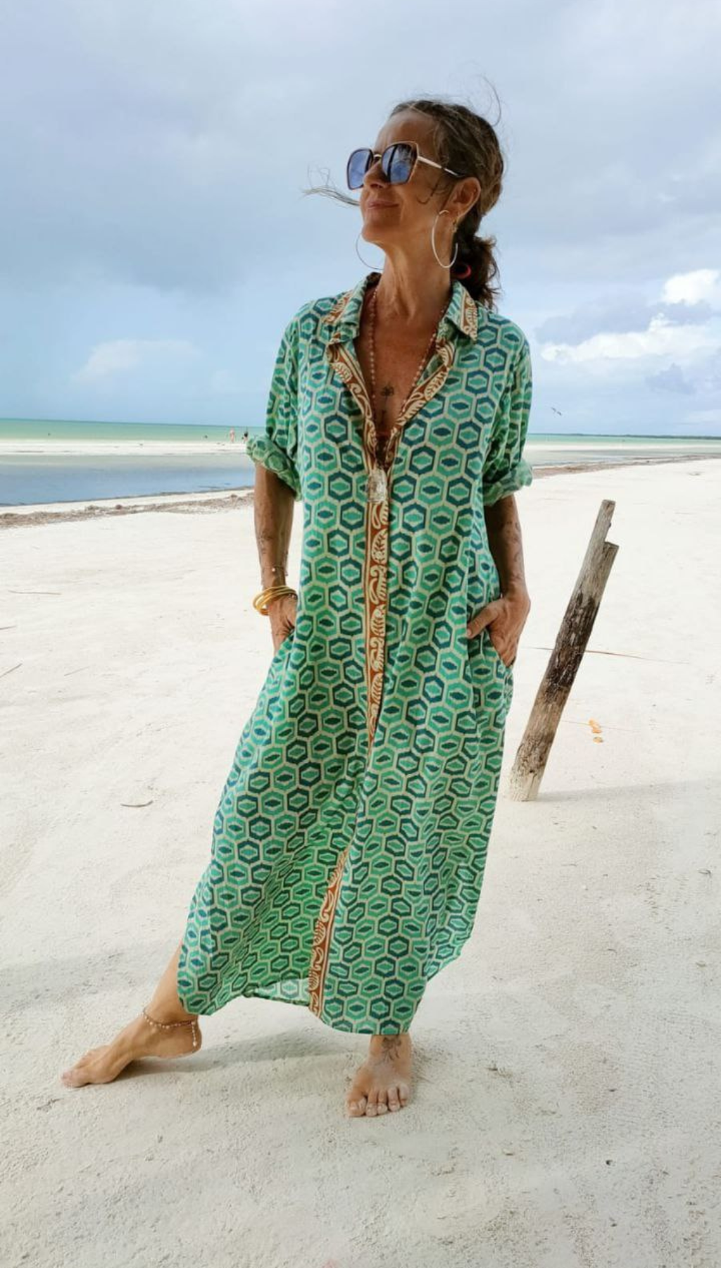 Long Block Shirt