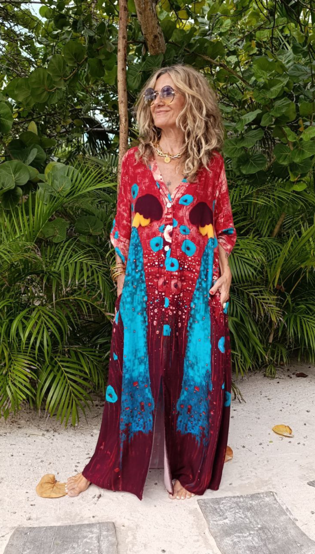 Vestido Maxi Klimt