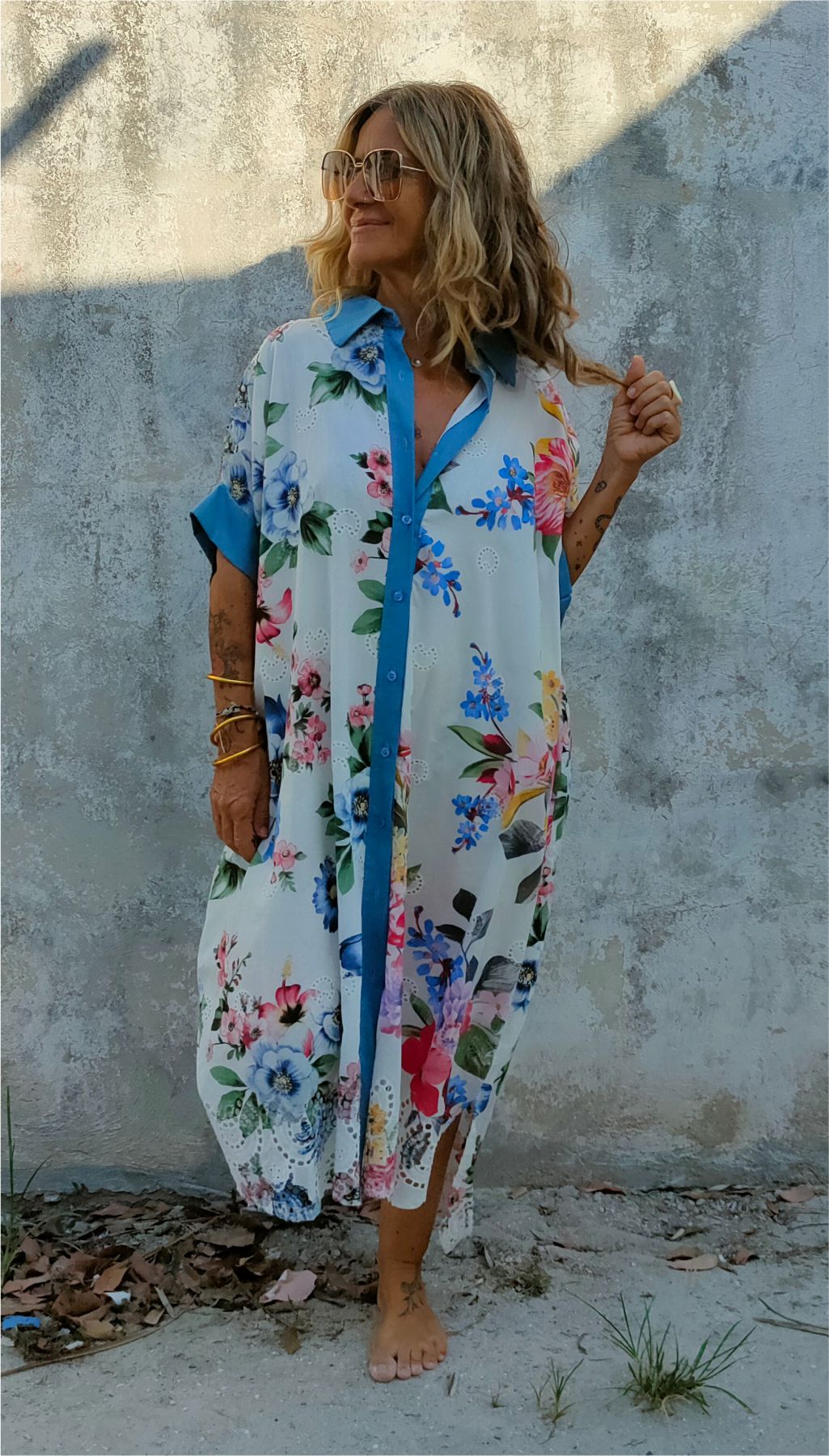 Camisero Flores Broderie