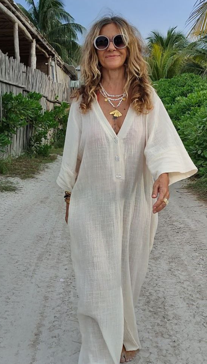 Maxi Vestido Slub Klint