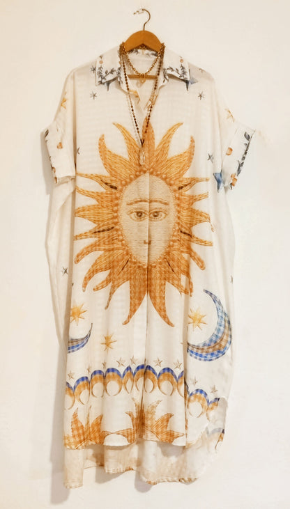 Sun and Moon Maxi Cami Dress