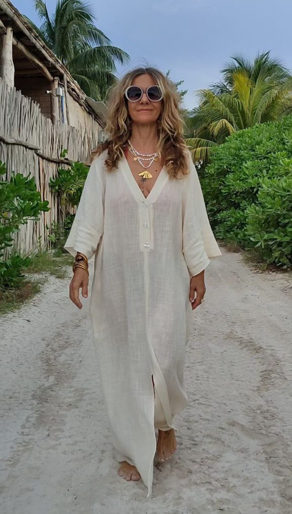 Maxi Vestido Slub Klint