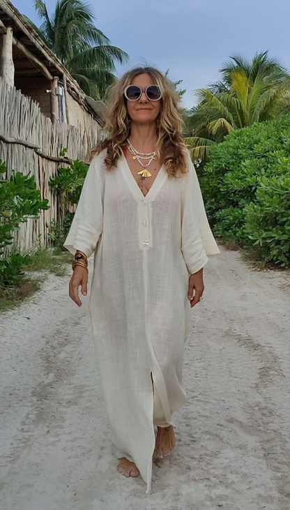 Maxi Vestido Slub Klint