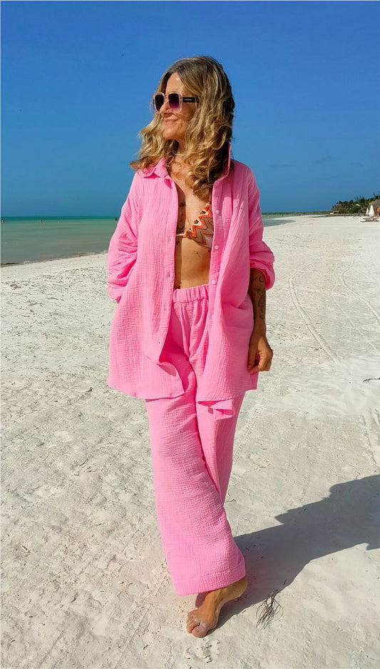 Camisa Oversize Larga