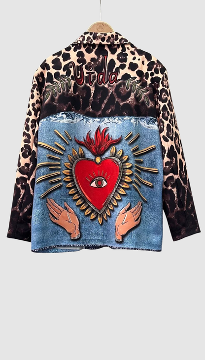 Blazer Estampado Animal Print