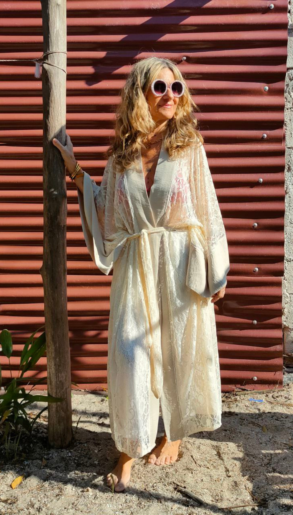 Kimono Japonés Blonda