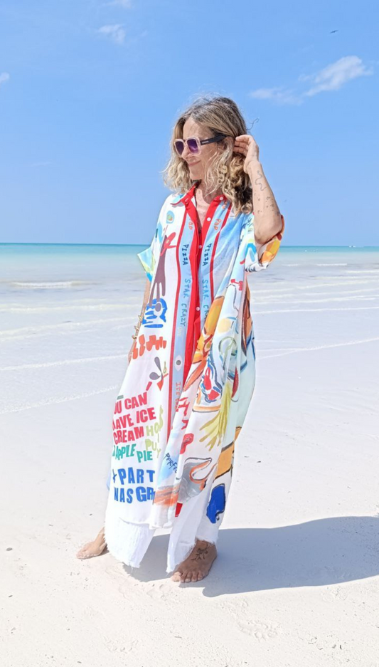 Camisero Over Pop Art
