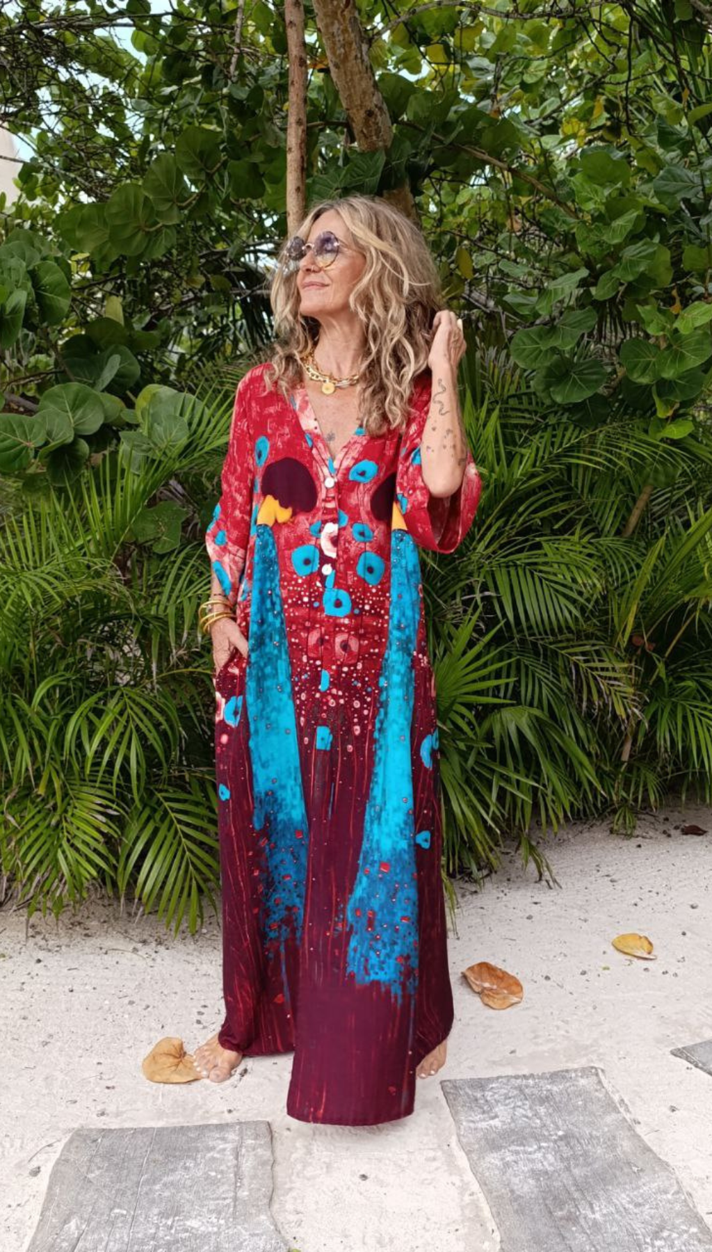 Vestido Maxi Klimt