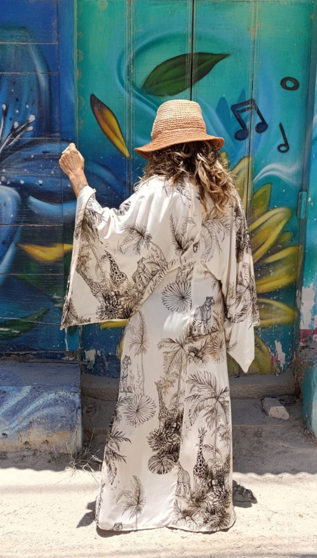 Vestido Manga Japonesa Jungle