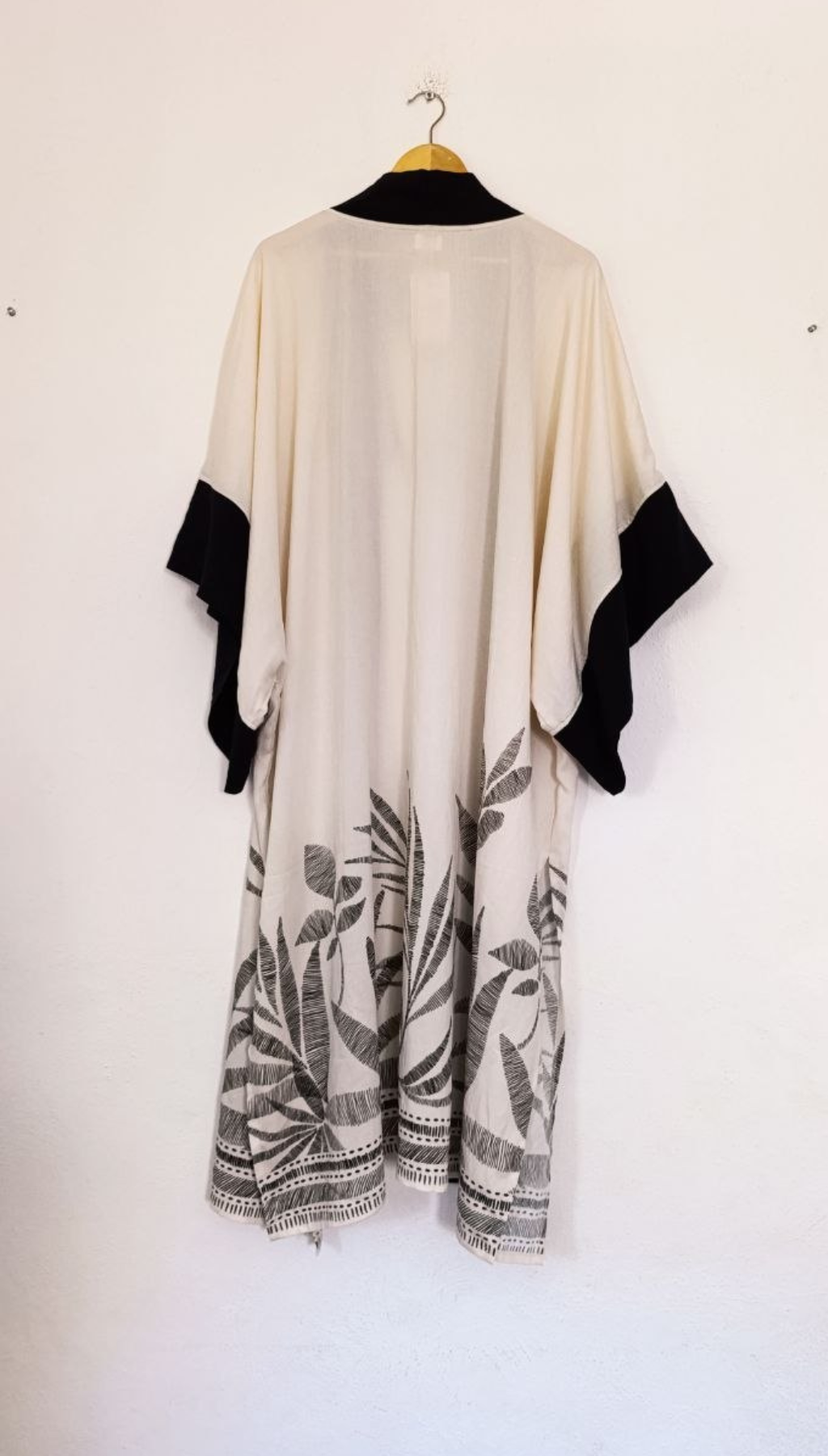 Kimono Largo Japonés Palmeras