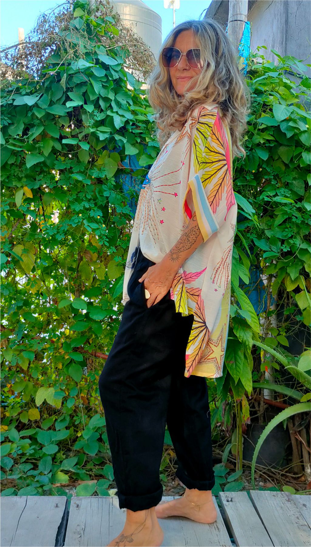Blusa Oversize Ojo