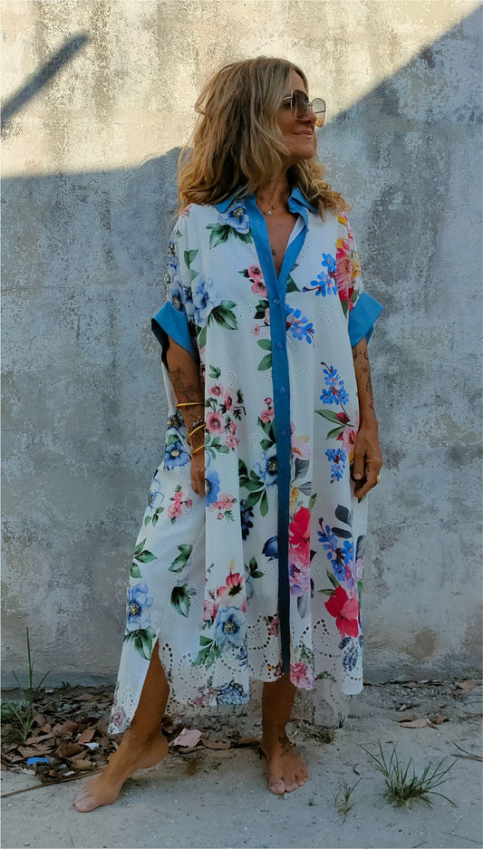 Camisero Flores Broderie