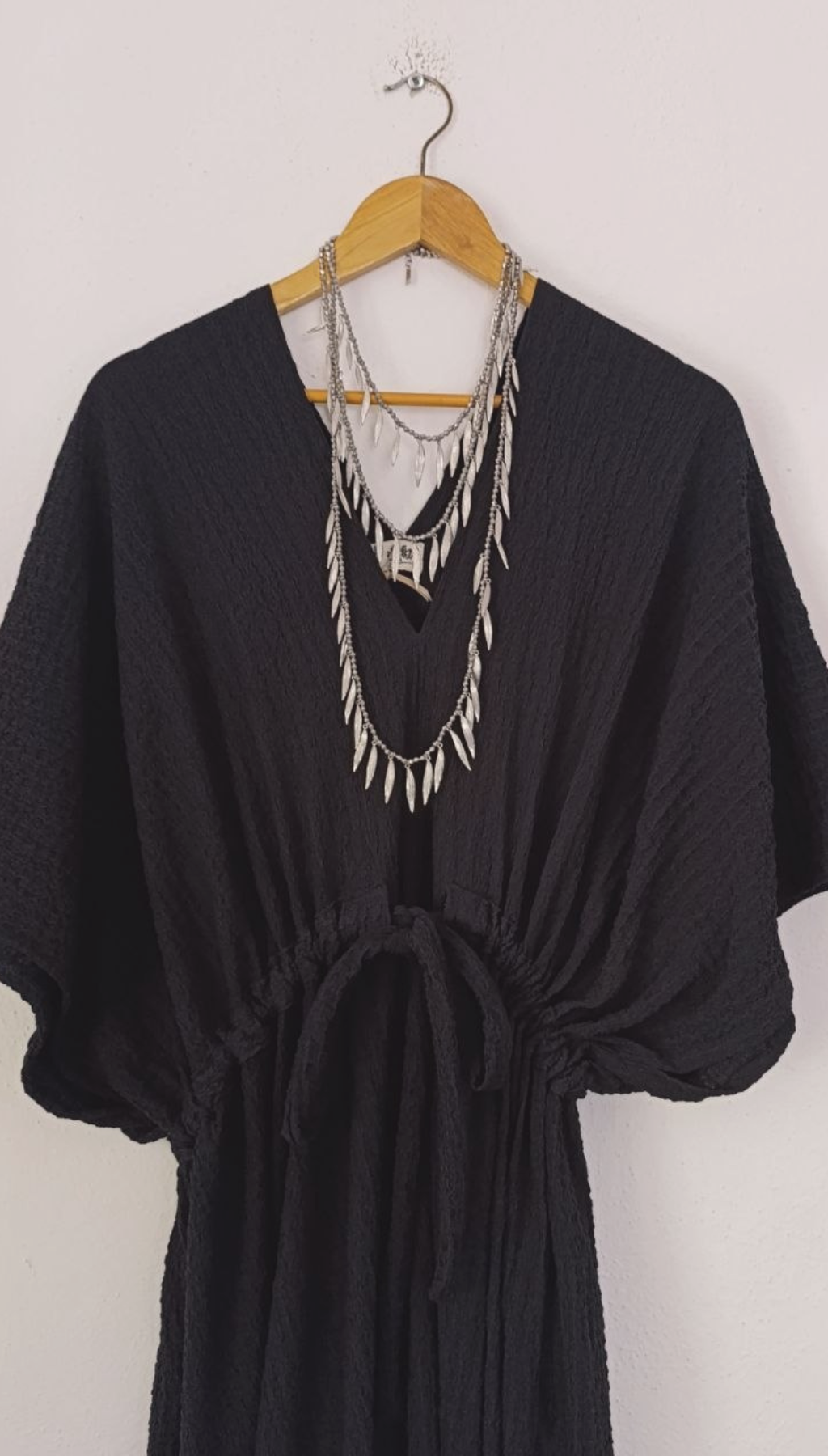 Vestido Mariposa Corrugado