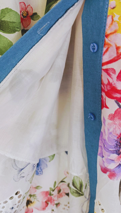 Camisero Flores Broderie