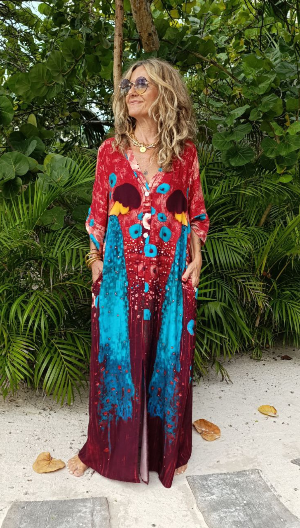 Vestido Maxi Klimt