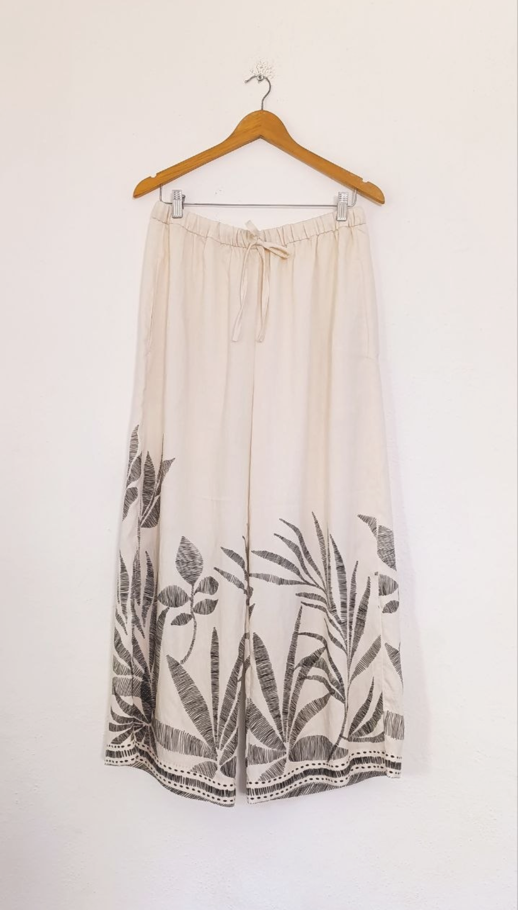 Pantalón Amplio Palmeras