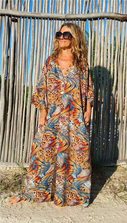 Maxi Vestido Klint Print