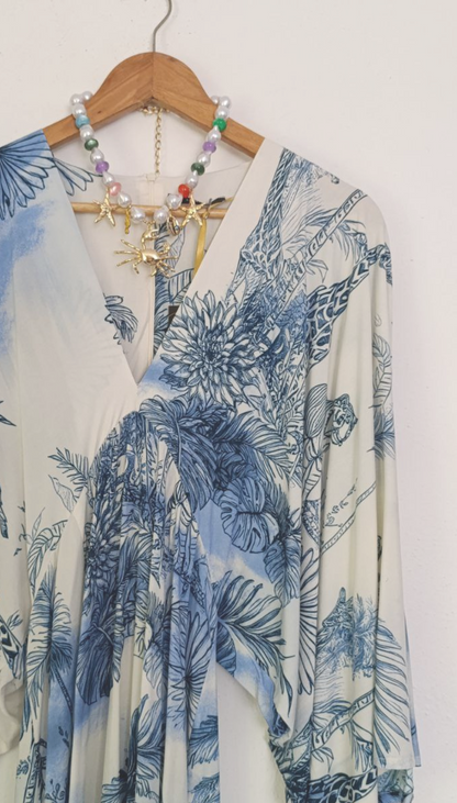 Vestido Manga Japonesa Jungle