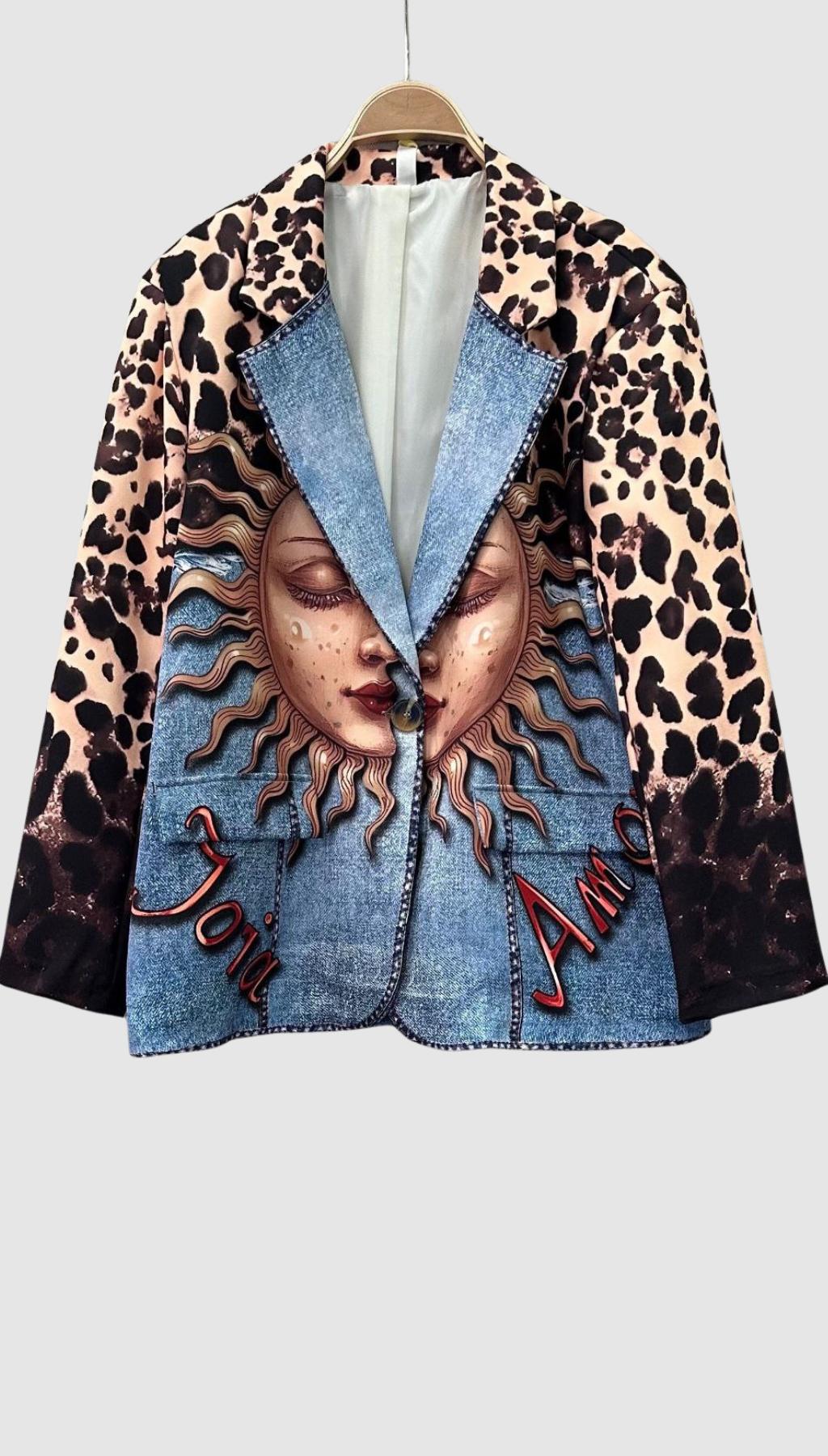 Blazer Estampado Animal Print