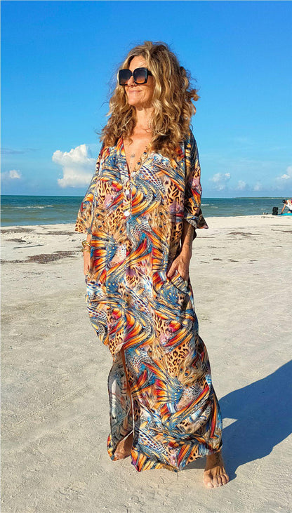 Maxi Vestido Klint Print