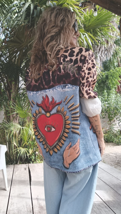 Blazer Estampado Animal Print