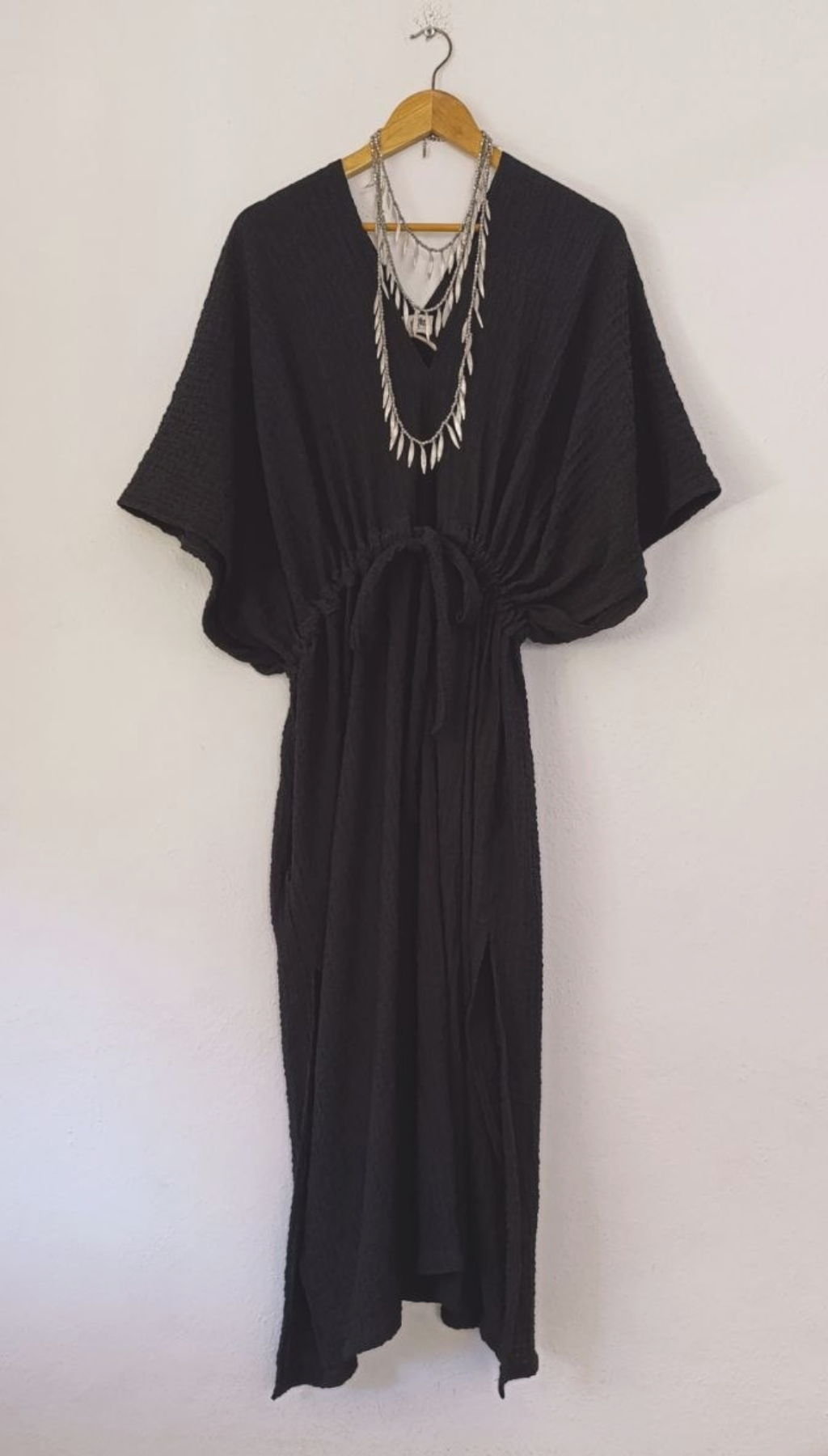 Vestido Mariposa Corrugado