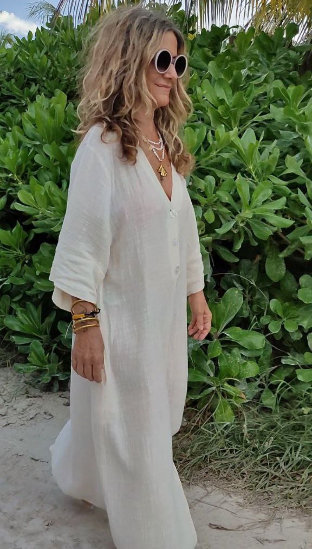 Maxi Vestido Slub Klint