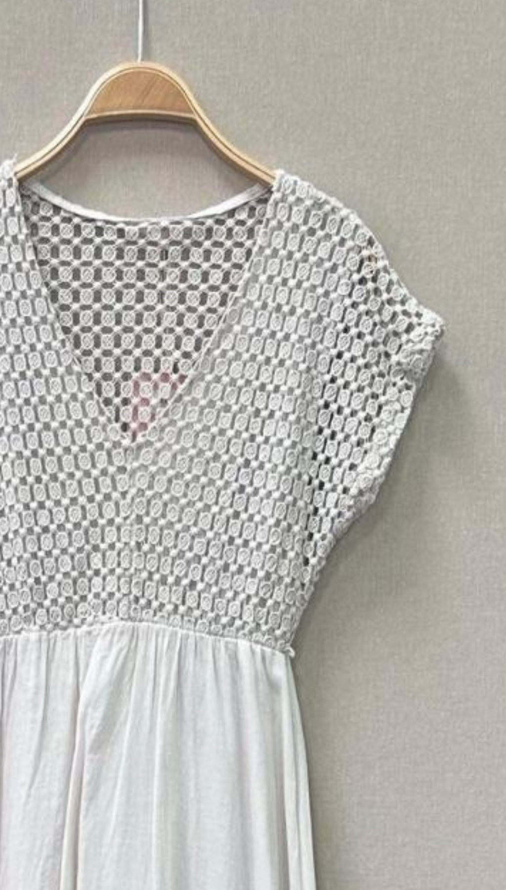 Vestido Largo Crochet