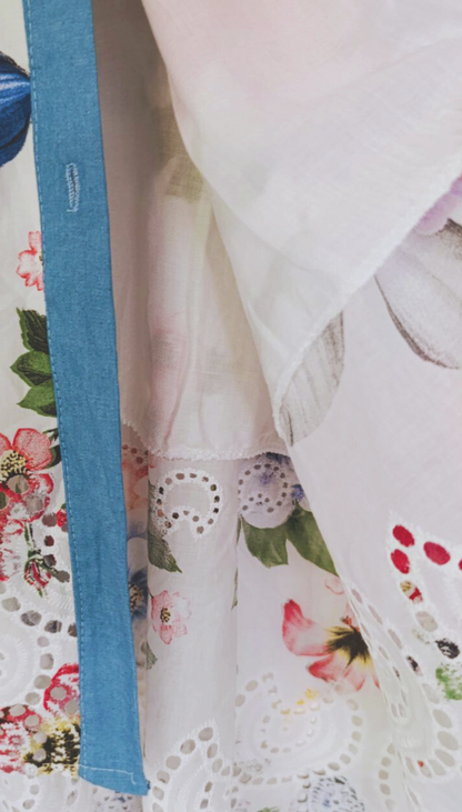 Camisero Flores Broderie