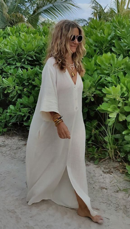 Maxi Vestido Slub Klint