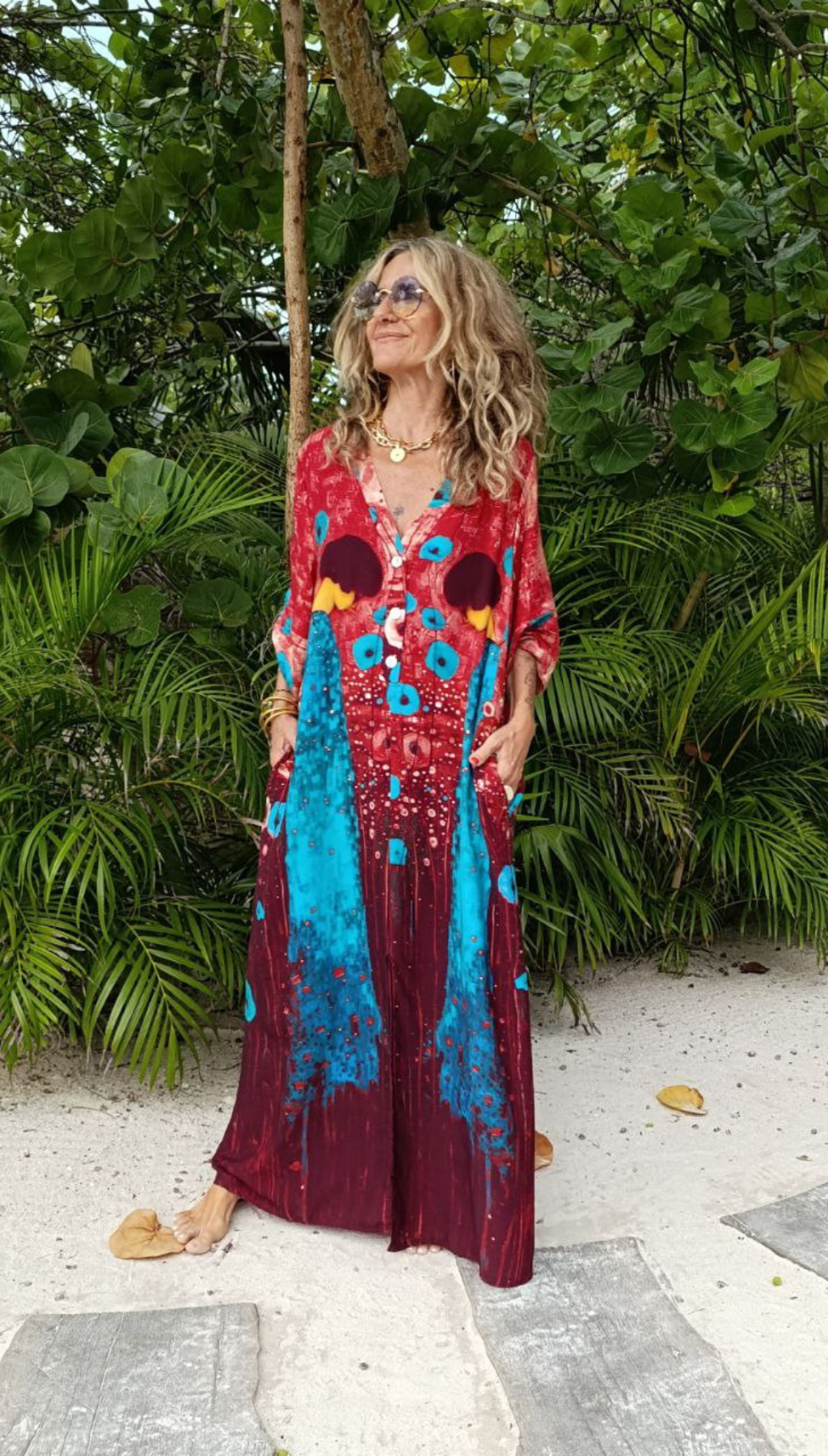 Vestido Maxi Klimt