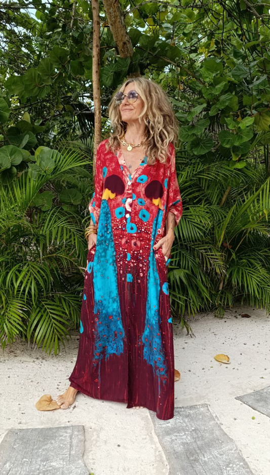 Vestido Maxi Klimt