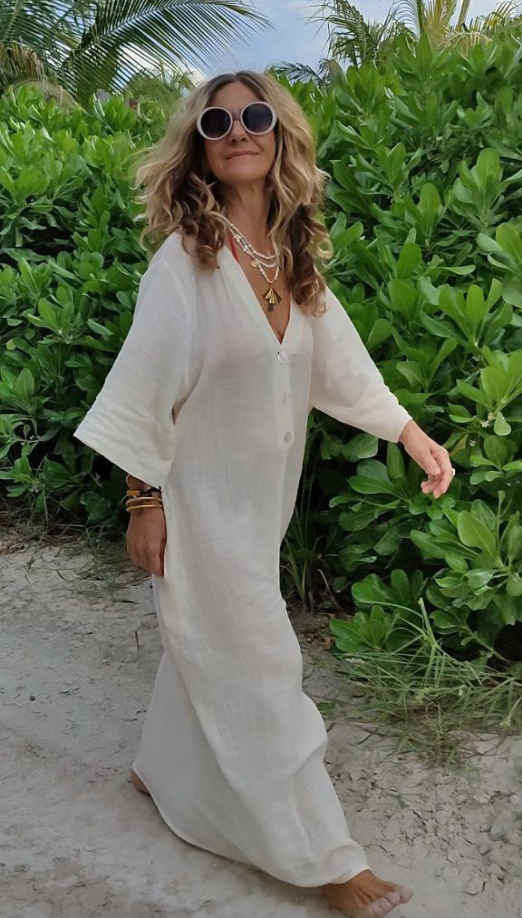 Maxi Vestido Slub Klint