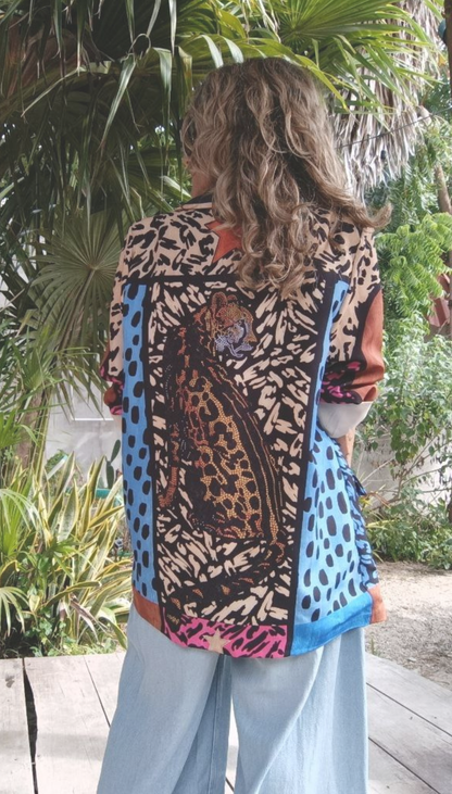 Blazer Estampado Animal Print