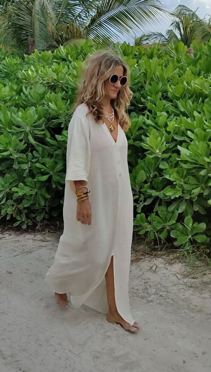 Maxi Vestido Slub Klint