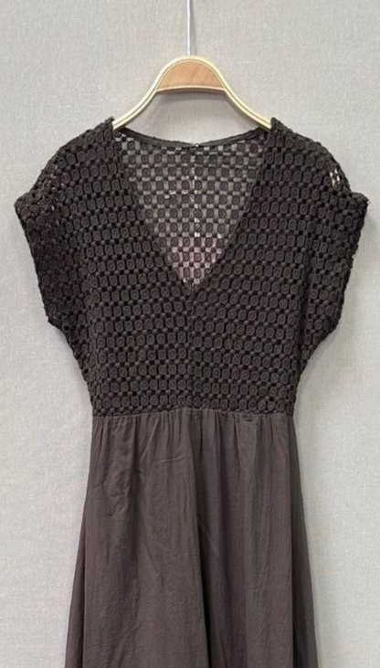 Vestido Largo Crochet