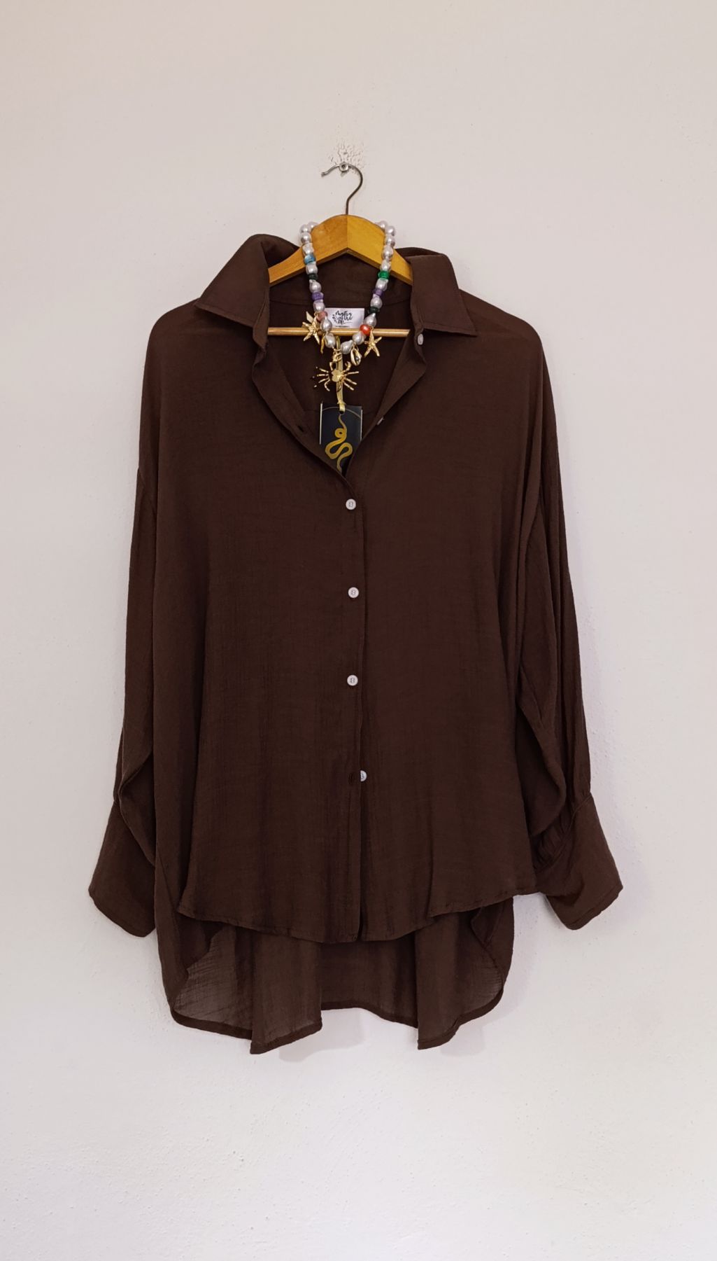 Camisa manga larga Nusa Choco