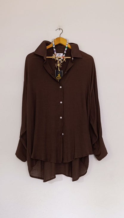 Camisa manga larga Nusa Choco